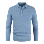Herren langärmliges Poloshirt R&B