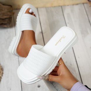 Damen Komfort-Sandalen mit modischem Gewebe-Riemen R&B