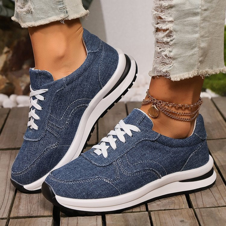 Damen Komfortable Freizeitsneaker