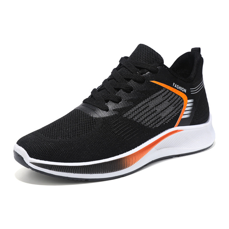 Damen Sportliche Fitness-Sneaker mit atmungsaktiver Mesh-Oberfläche und flexibler Sohle R&B