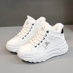 Damen High-Top Winter Sneakers mit flauschigem Innenfutter und rutschfester Sohle R&B