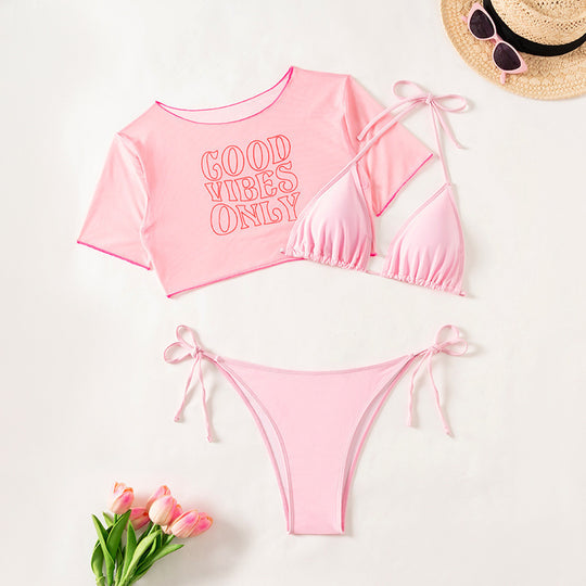 Damen Bikiniset mit lässigem Crop-Top R&B