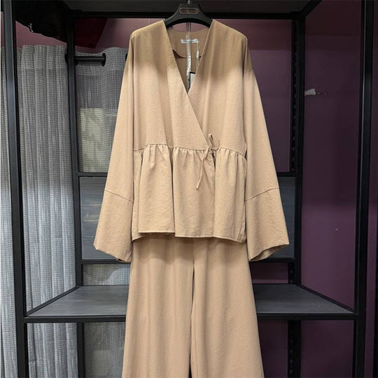 Damen Leichtes Loungewear-Set mit lockerer Passform R&B