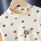 Mädchen Langarmshirt mit verspieltem Blüten- und Tierdesign R&B