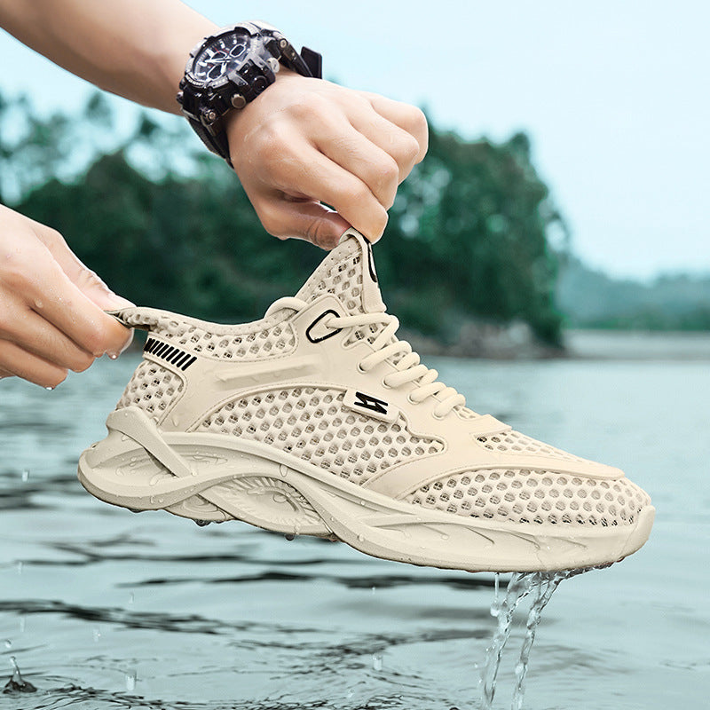Damen Atmungsaktive Performance-Sneakers mit elastischem Obermaterial R&B