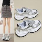 Damen Trend Sneakers mit atmungsaktivem Mesh-Obermaterial und dämpfender Sohle R&B