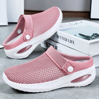 Damen Leichte Clogs mit Atmungsaktivem Obermaterial und Flexiblem Fußbett R&B