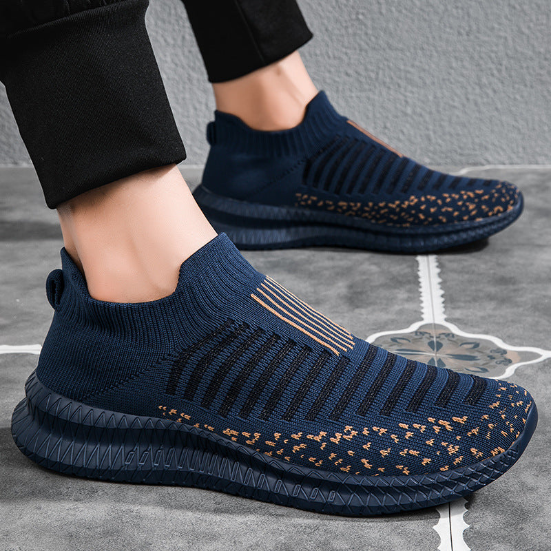 Damen Sneakers aus atmungsaktivem Strickmaterial mit flexibler Sohle R&B