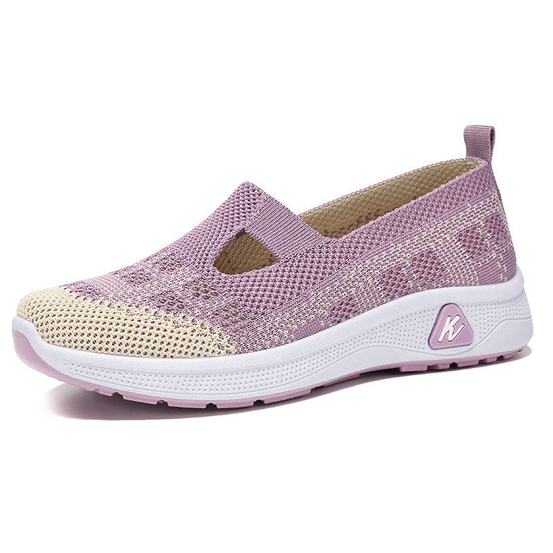 Damen Leichte Slip-On Sneakers mit flexibler Sohle und atmungsaktivem Obermaterial R&B