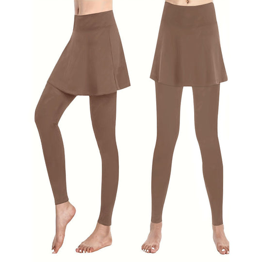 Damen Leggings mit integrierter Skirtschnitt R&B