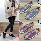 Damen Glitzernde Sneakers mit komfortablem Plateau R&B