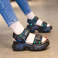 Damen Komfortable Sport-Sandalen mit verstellbaren Riemen und flexibler Sohle R&B