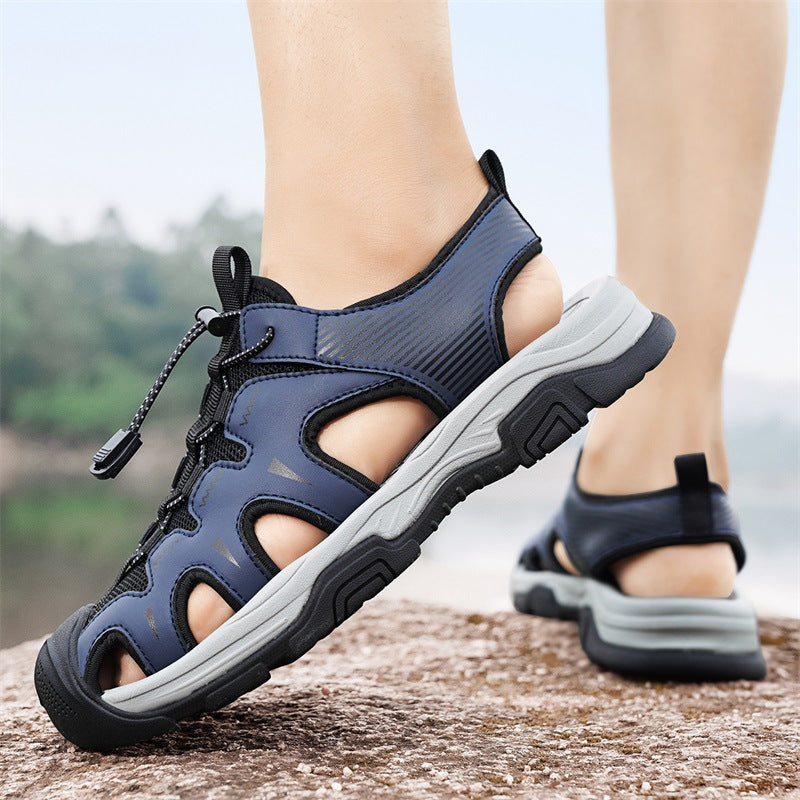 Damen Sportliche Wassersandalen mit flexiblem Schnellschnürsystem R&B