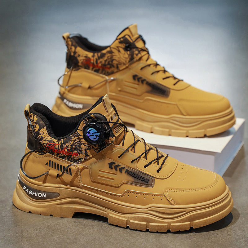 Herren Sportliche High-Top Sneakers mit innovativer Schnellschnürung R&B