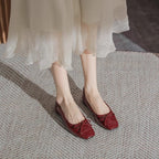 Damen Ballerinas mit elegantem Schleifen-Design und komfortablem Fußbett R&B