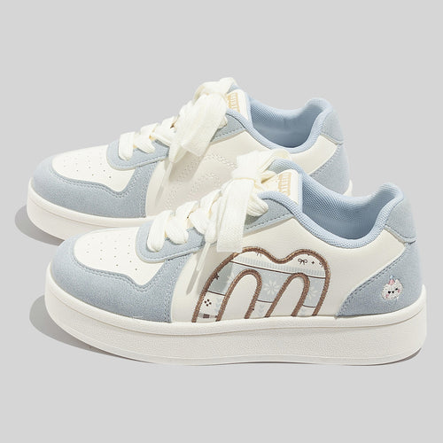 Damen Trendige Sneakers mit niedlichem Tiermotiv und komfortabler Dämpfung R&B