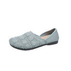 Damen Komfortable Ballerinas mit modischem Strickdesign R&B