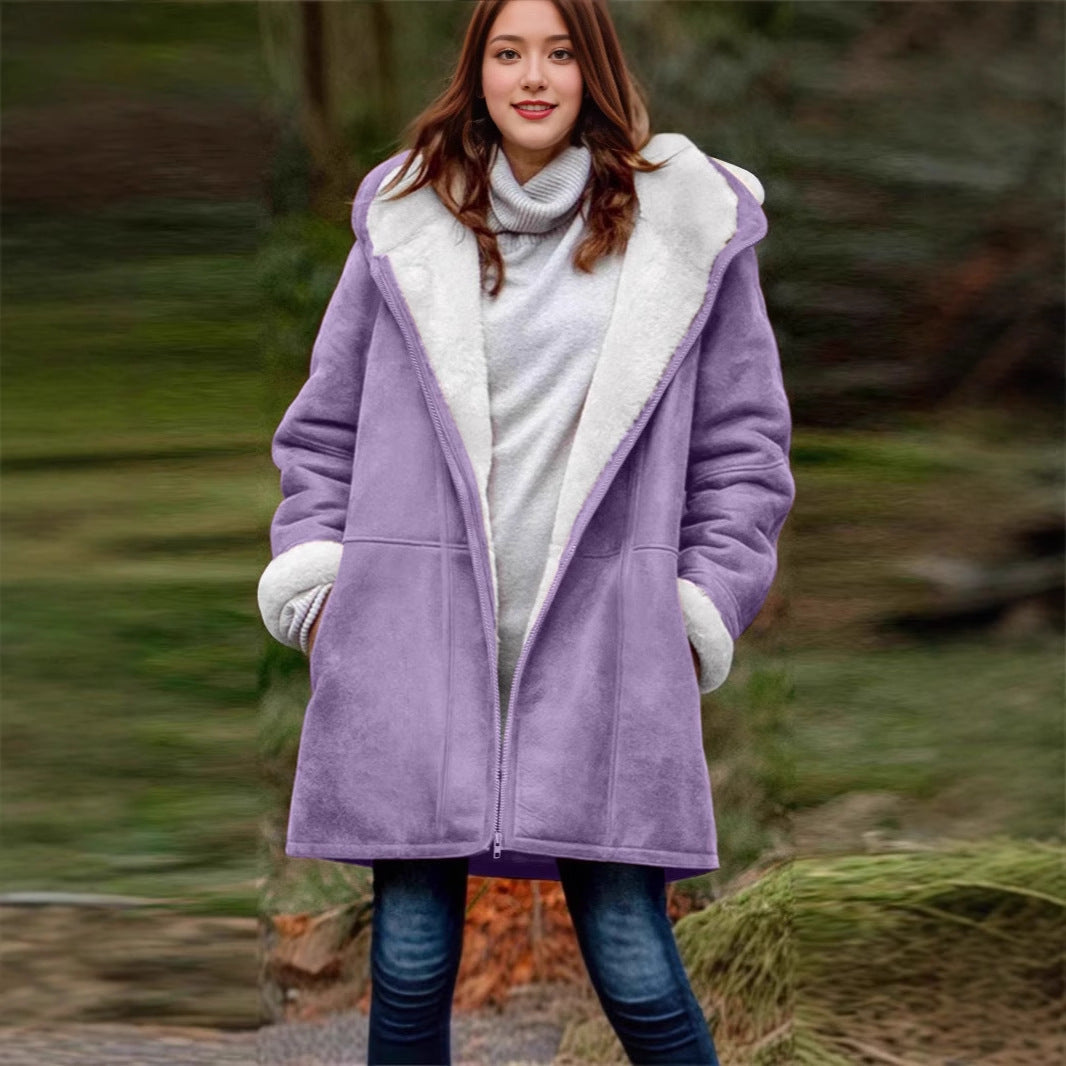 Damen Fleecegefütterte Outdoor-Jacke R&B