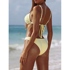 Damen Bikini-Set mit modischem Wickelrock und floralem Design R&B