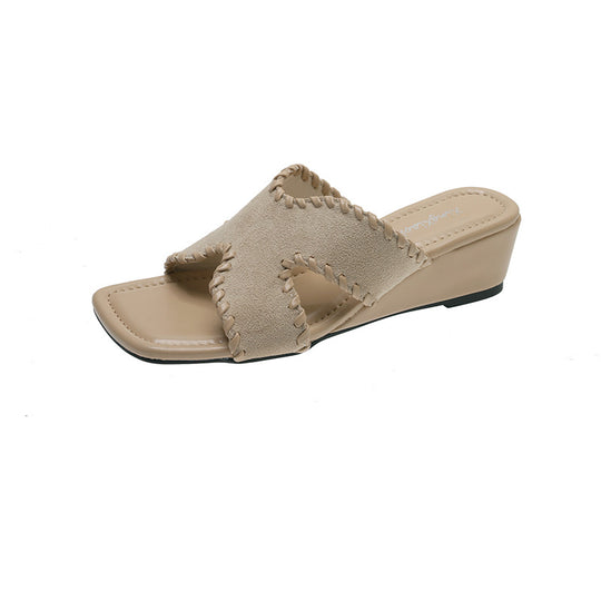 Damen Komfortable Mules mit modernen Steppdetails R&B