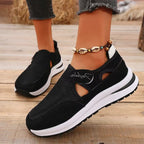 Damen Atmungsaktive Freizeitsneakers mit elastischem Riemendesign R&B