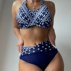 Damen Hochwertiger Bikini mit elegantem Halter-Top R&B
