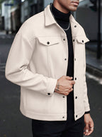 Herren moderne Freizeitjacke im lässigen Schnitt R&B