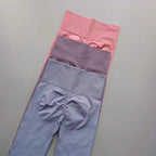 Damen Sportleggings mit formenden Einsätzen und hohem Bund R&B
