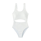 Damen Einteiliger Badeanzug mit stylischem Cut-Out-Design R&B
