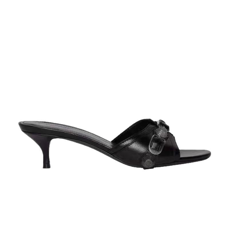 Damen elegante High Heel Sandalen mit glamourösen Strassakzenten R&B