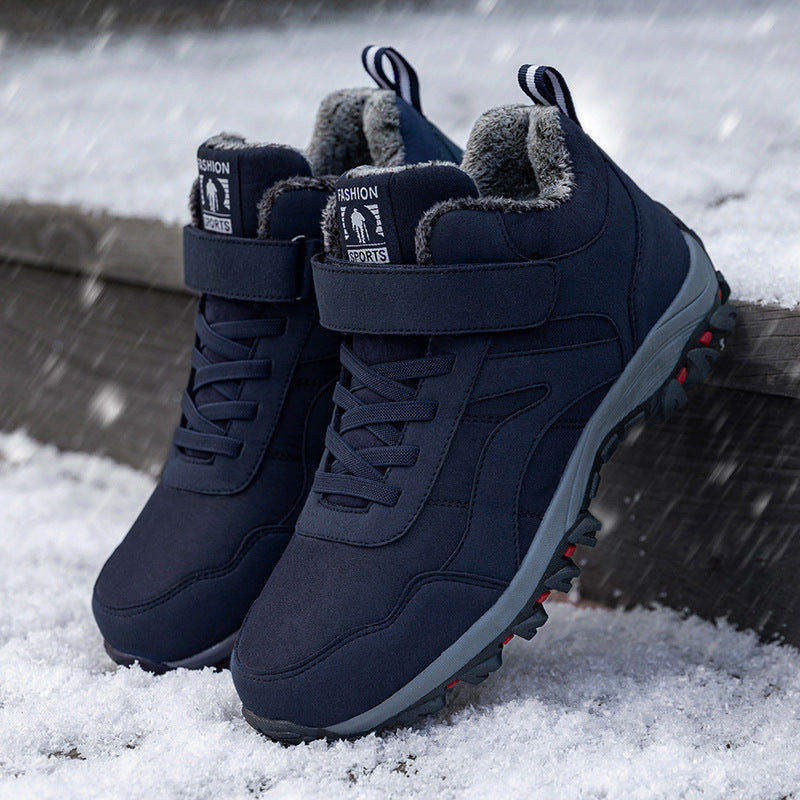 Damen isolierte Wanderschuhe mit rutschfester Sohle und praktischer Klettverschlusslösung R&B