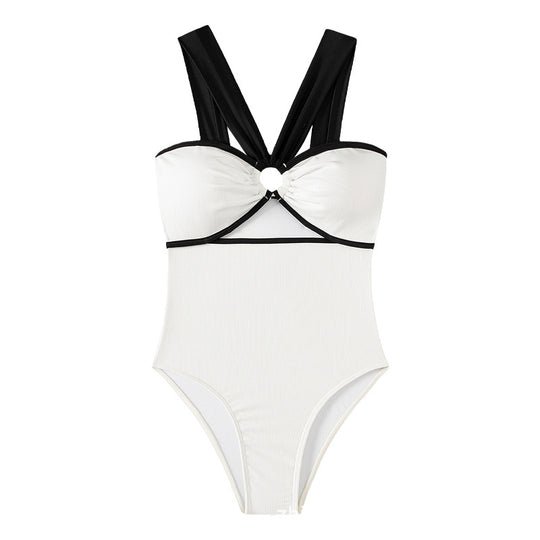 Damen Einteiliger Badeanzug mit innovativem Cut-Out Design R&B