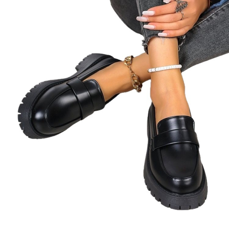 Damen klassische Loafer mit rutschfester Sohle R&B