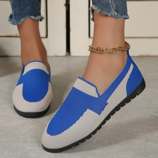 Damen atmungsaktive Ballerinas aus flexiblem Gewebe R&B