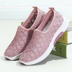 Damen atmungsaktive Freizeitschuhe mit leichtem Mesh-Obermaterial und rutschfester Sohle R&B