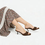 Damen Elegante Sling-Pumps mit filigranem Riemendesign und komfortablem Blockabsatz R&B