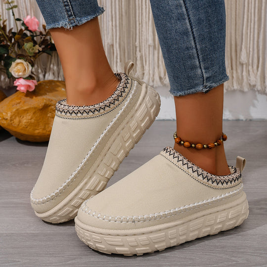 Damen bequeme Slip-On Clogs mit modischem Design und hochwertiger Sohle R&B