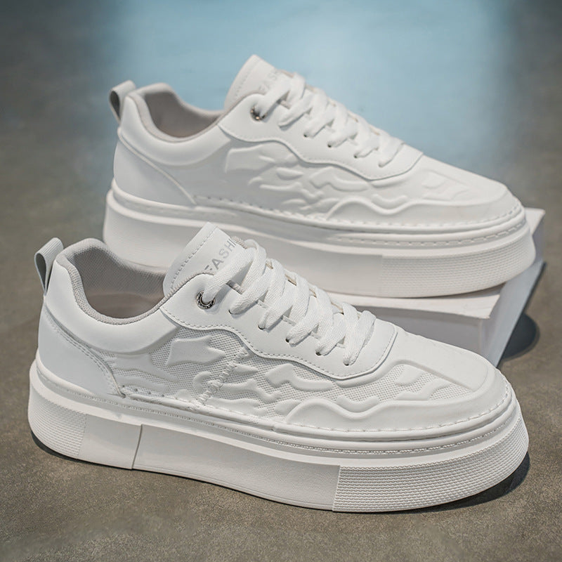 Damen Sportliche Sneakers mit erhöhtem Sohlenprofil und trendy Design