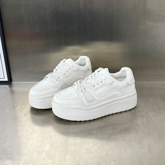 Damen Komfortable Plateau Sneakers mit atmungsaktivem Obermaterial R&B