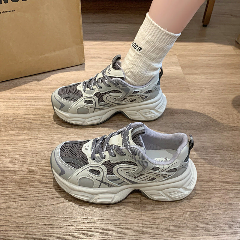 Damen Sportliche Sneakers mit ergonomischer Dämpfung und atmungsaktiven Mesh-Einsätzen R&B