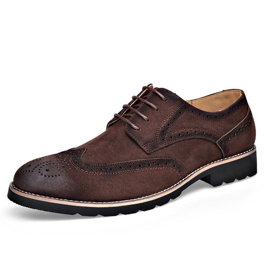 Herren Elegante und modische Brogueschuhe mit weichem Obermaterial R&B