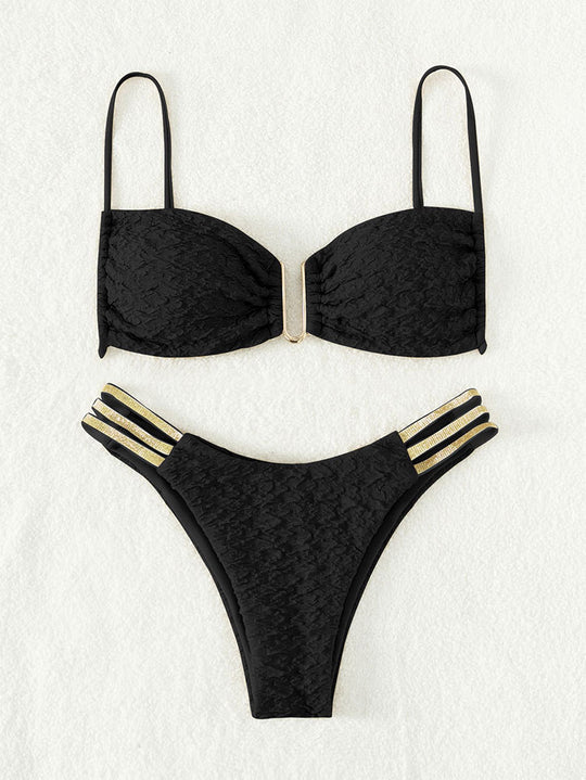 Damen Buste Top Bikini mit elegantem Rüschendesign R&B