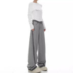 Damen Weite Jeans mit modernem Schnitt und elastischem Bund R&B