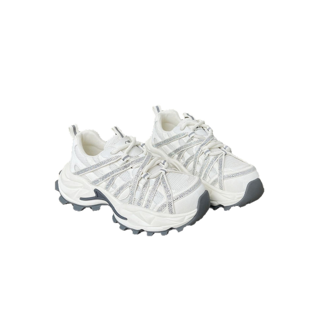 Damen Sportliche Trailrunning-Sneaker mit atmungsaktiver Mesh-Oberfläche und rutschfester Sohle R&B