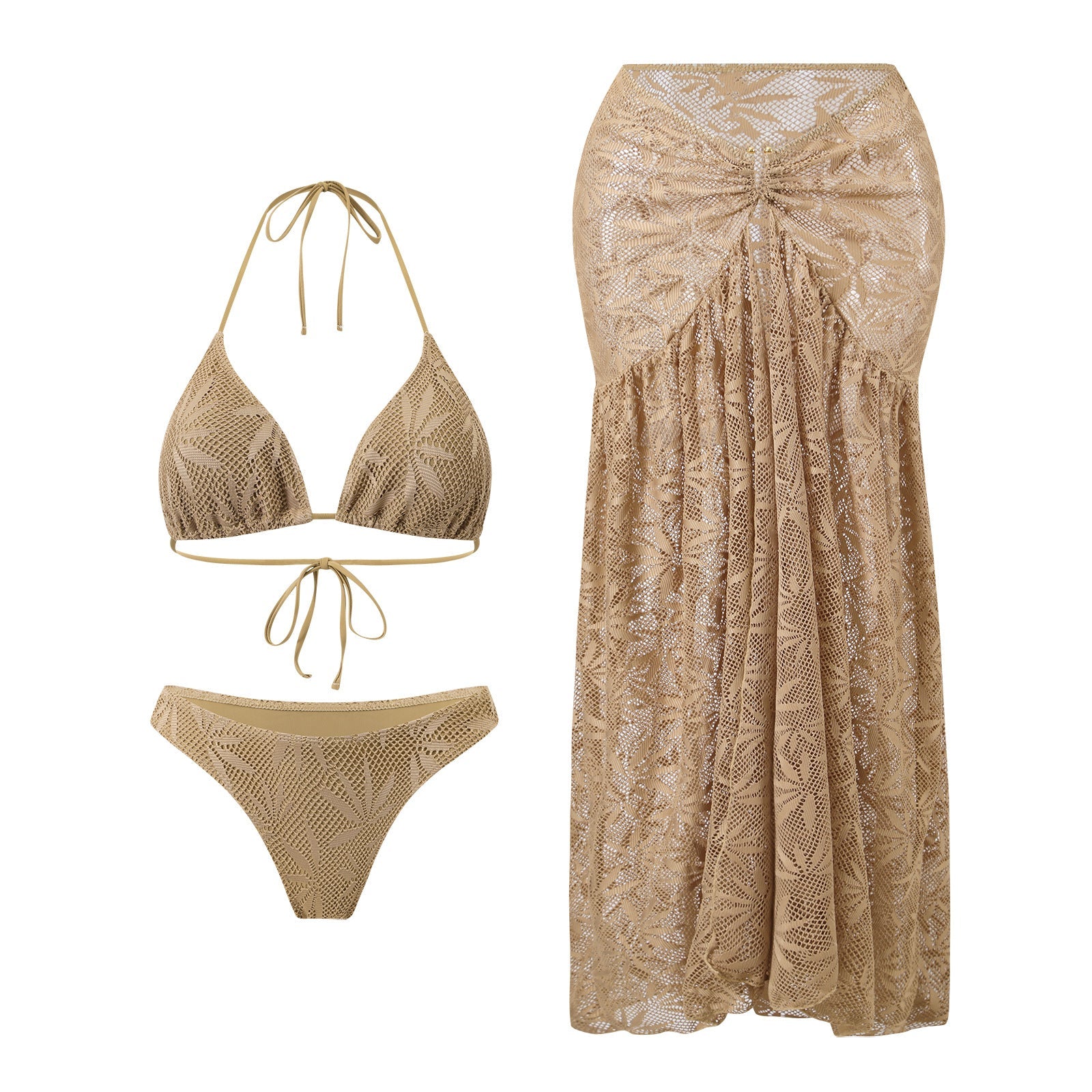 Damen Strandkleid mit raffiniertem Schnitt R&B