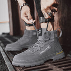 Damen modische High-Top Stiefel mit rutschfester Profilsohle