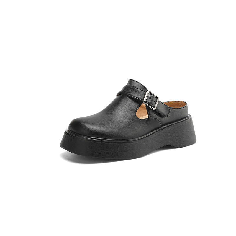 Damen Komfortable Clogs mit modischer Schnallenverzierung und rutschfester Sohle R&B