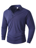 Herren Langarm Poloshirt mit modernem Schnitt R&B