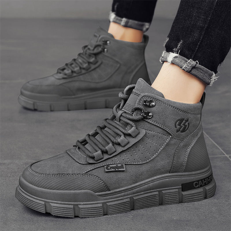 Damen moderne High-Top Sneakers mit stabiler Profilsohle R&B