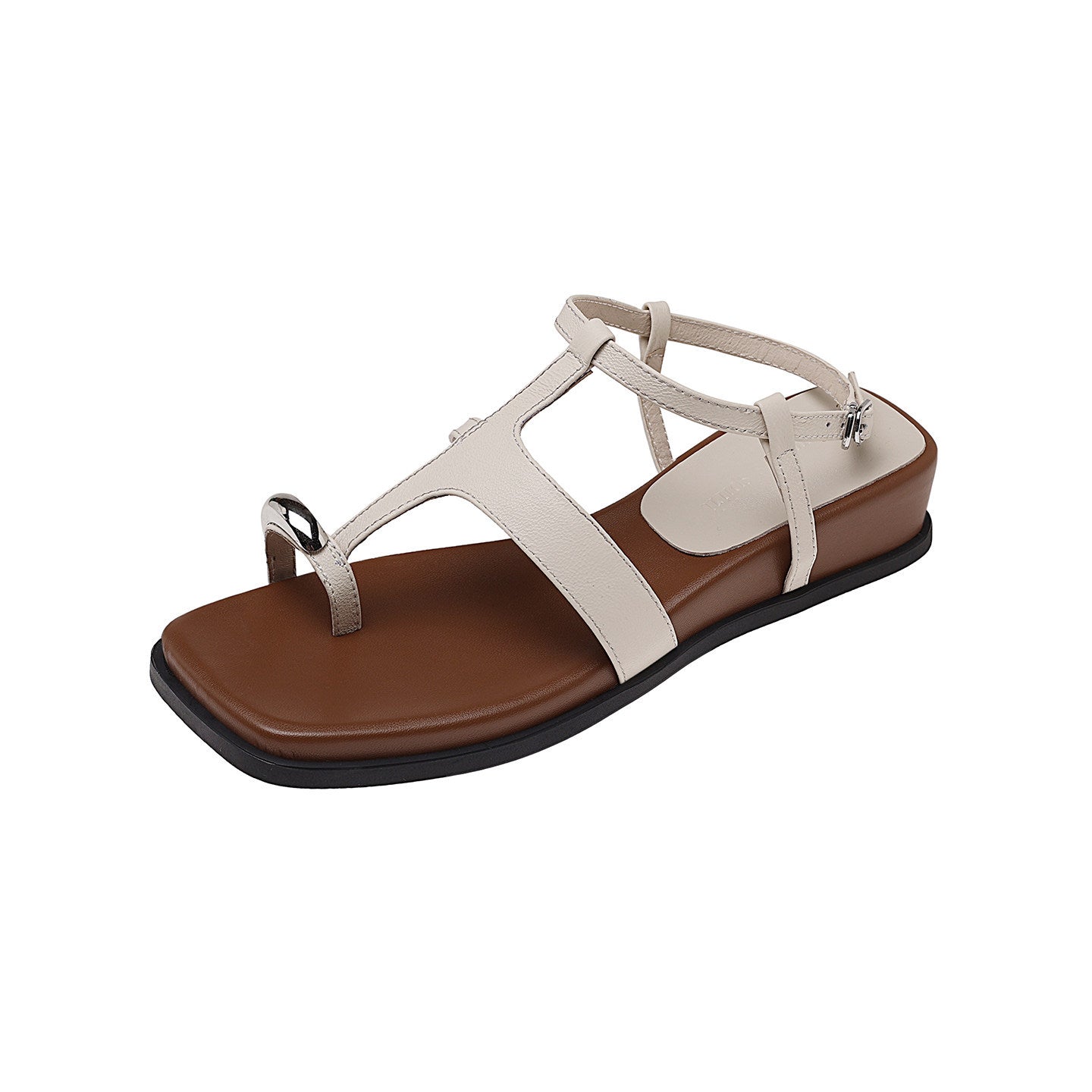 Damen modische Zehentrenner-Sandalen mit elegantem Riemchen-Design R&B
